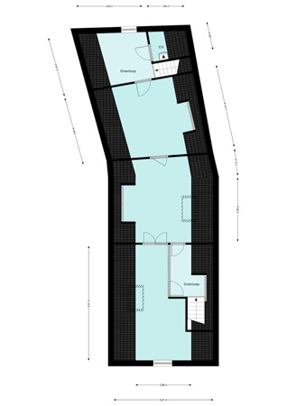 Floorplan - Hoekstraat 48-52, 3751 AN Bunschoten-Spakenburg